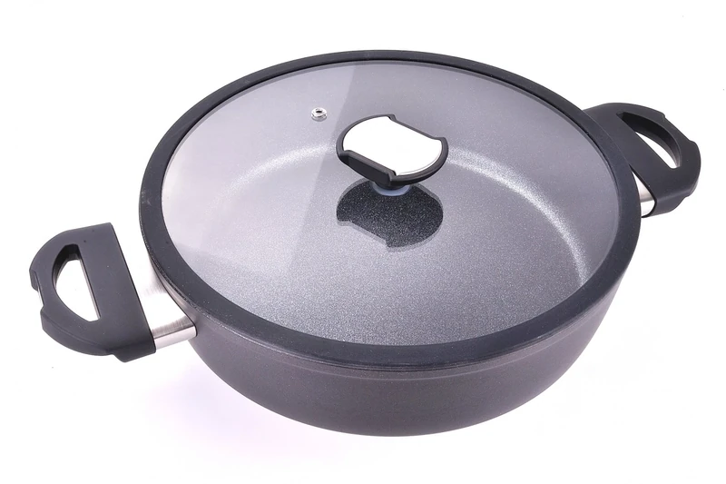 Berndes 21266 Balance Induction Enduro 28 cm Black Aluminum Frying Pan