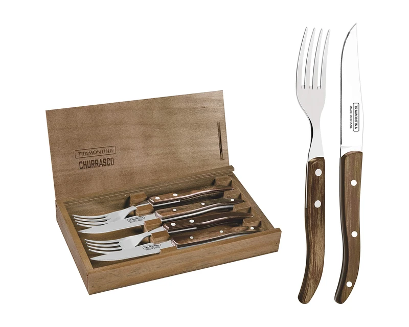 Tramontina 4 Pcs. Cutlery Set (2X Knives + 2X Forks)