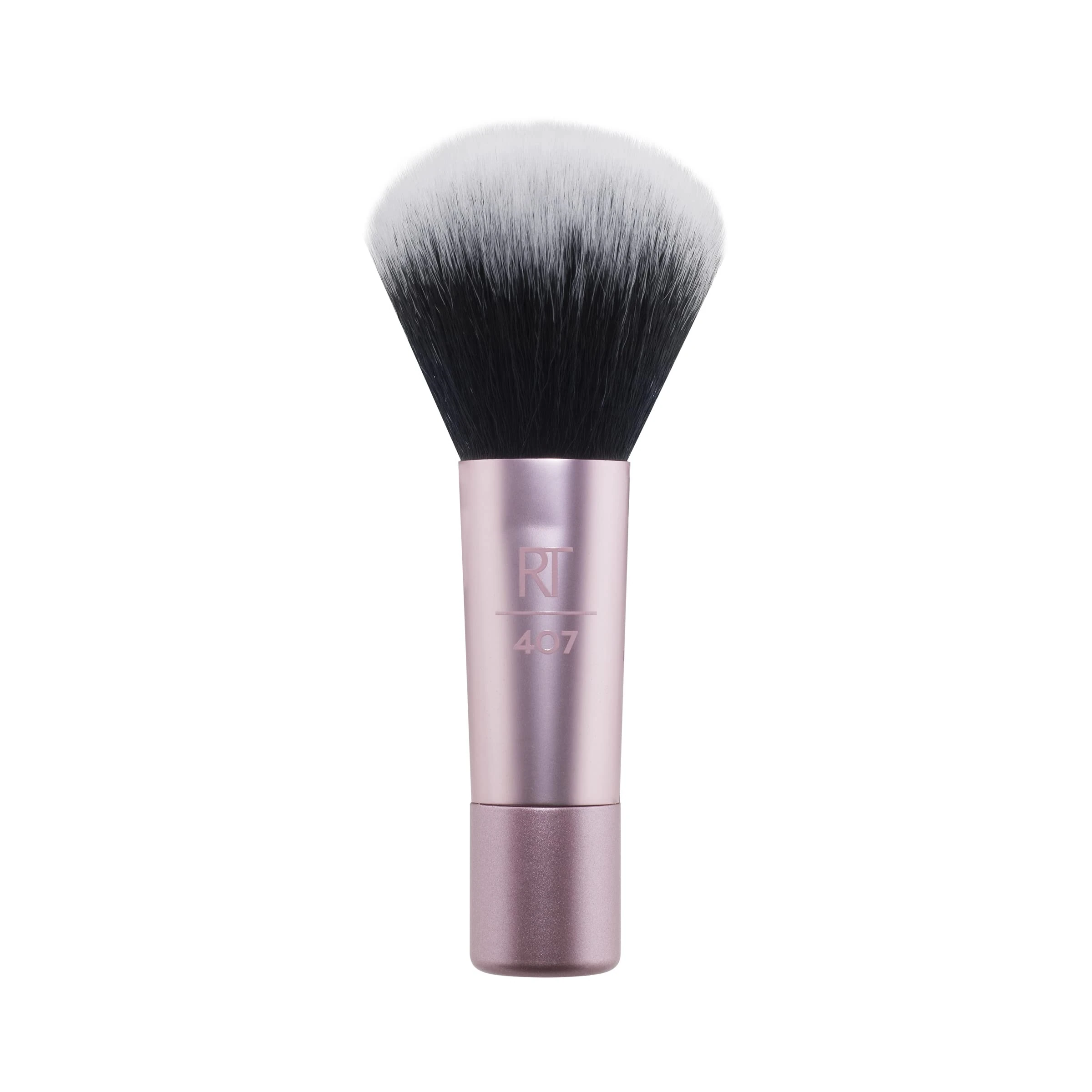 Real Techniques Mini Multitask Makeup Brush, For Blush, Bronzer and Powder, Face Brush with Custom-Cut Synthetic Bristles, For Loose and Pressed Powder, Travel Sized, Vegan and Cruelty-Free, 1 Count