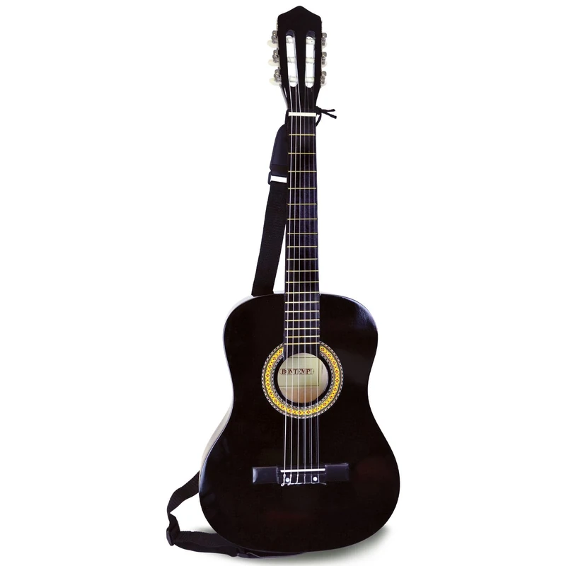Bontempi Classical Wooden Guitar 92 Cm (Black) With 6 Strings