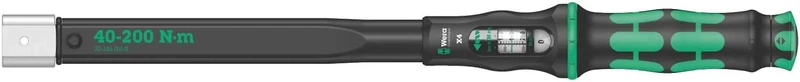 Wera Click Torque X 4 Torque Wrench for insert tools, 14 x 18 mm Drive, 40 - 200 Nm, 0507654001