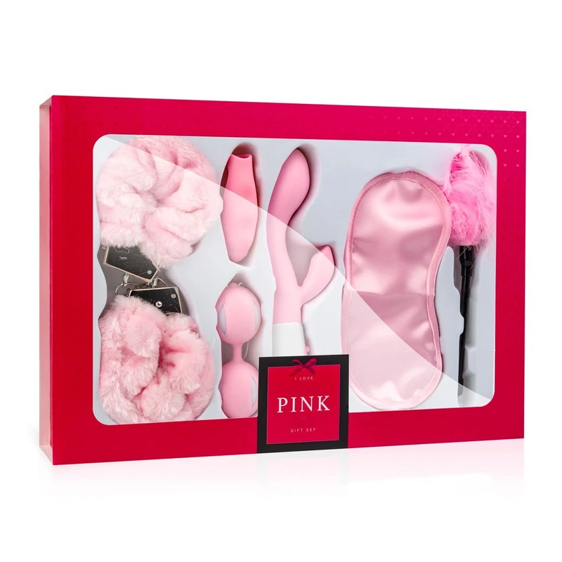 LOVEBOXXX Deluxe Luxurious Erotic Gift Box, Sex Toys for Women and Couples, 6-Piece (Limited Pink Edition), One Size