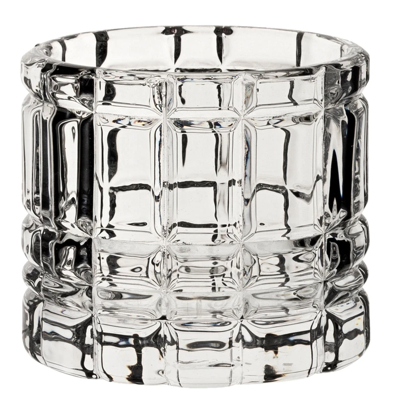 Deco Nightlight Holders - Case of 12 - Utopia Glassware, Glass Candle Holder, Tealight Holder