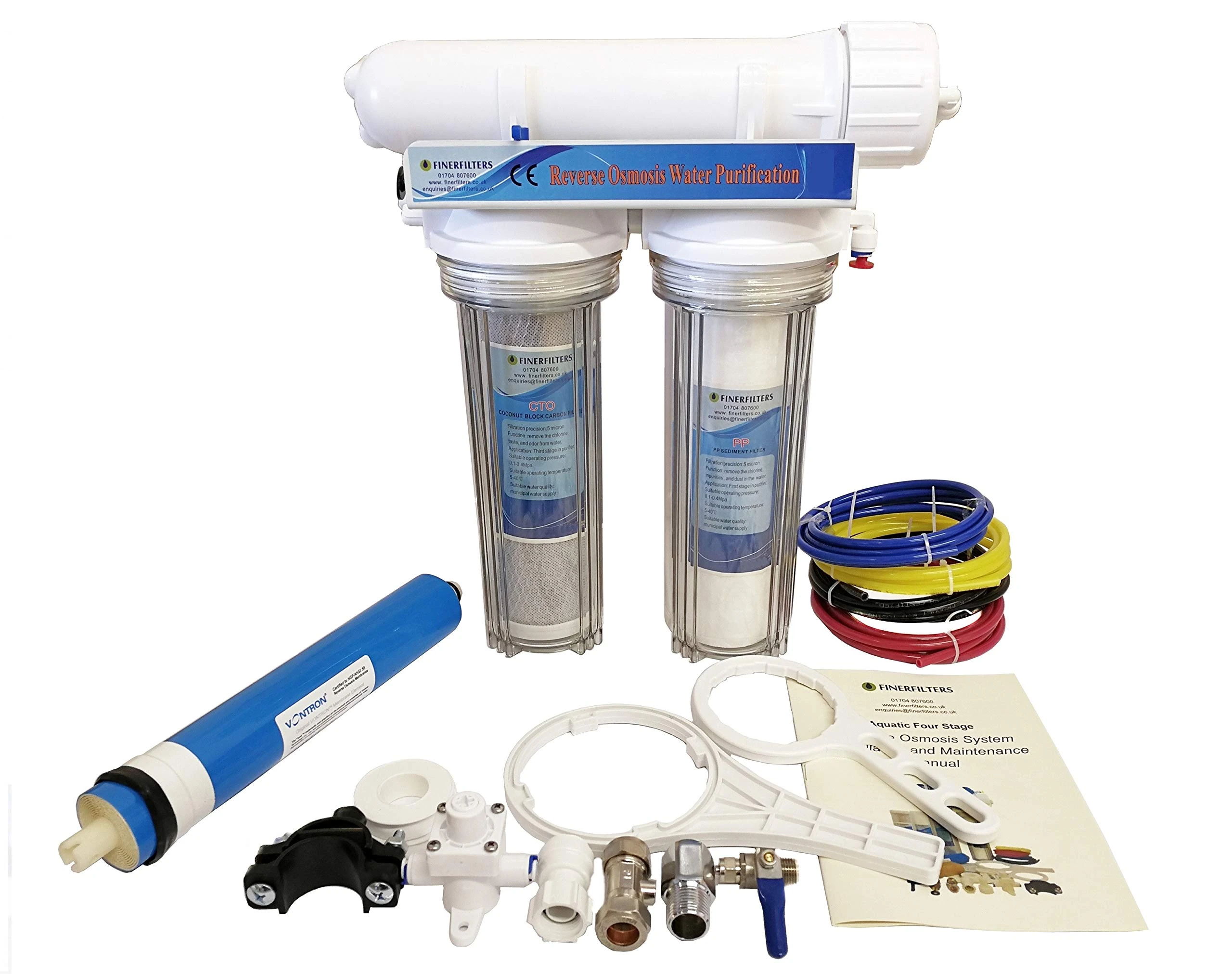 FINERFILTERS 3 Stage Drop-In Aquatic Reverse Osmosis Unit (50 GPD)