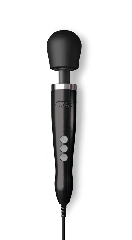 Premium Doxy Die Cast Magic Wand Vibrators for Women ; Black Magic Wand Massager for Women and Sex Toys for Women