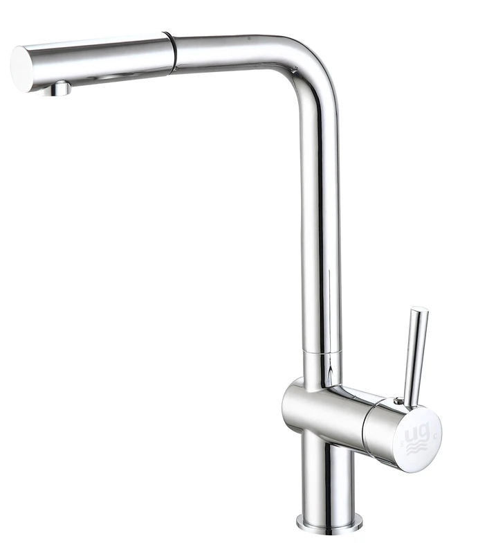 DP Bath Espino - Sink mixer tap with high swivel spout with chrome finish