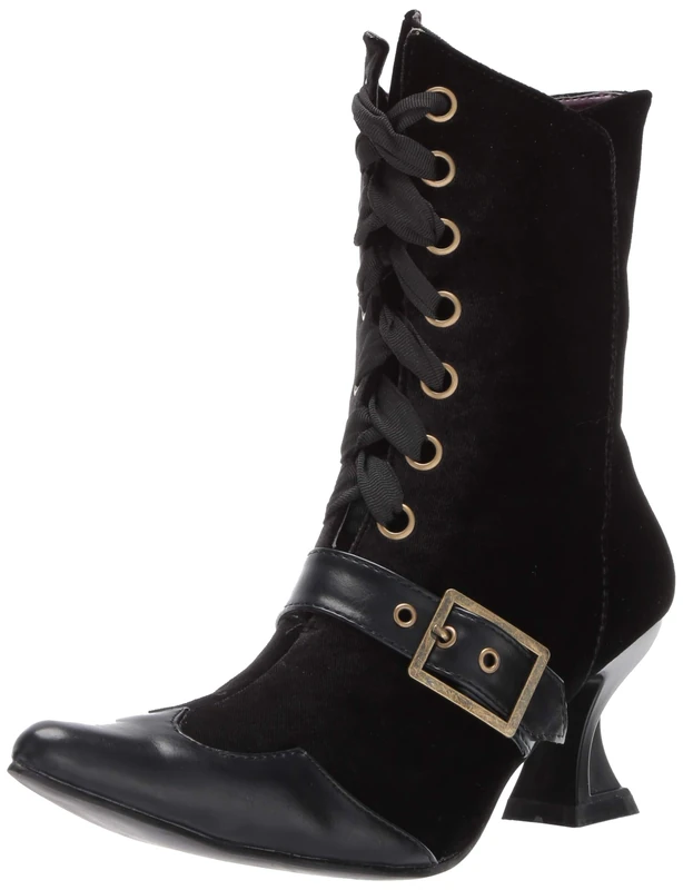 Ellie Shoes Women's 301-TABBY Mid Calf Boot, Black, 5 UK