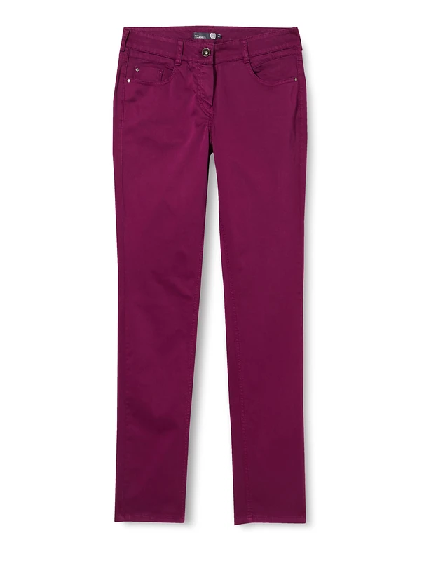 Atelier GARDEUR Women's ZURI Slim Trousers, Purple , 36