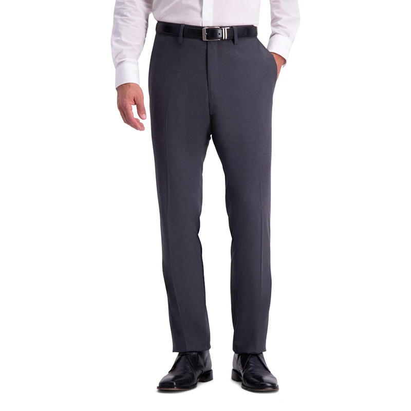 Kenneth Cole Reaction Men's Slim Fit Fashion Patterned Dress Pant, Blue, 36W x 30L