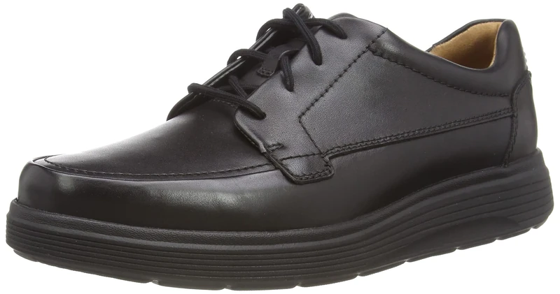 Clarks Men's Un Abode Ease Derbys, Black Leather*9.5 UK