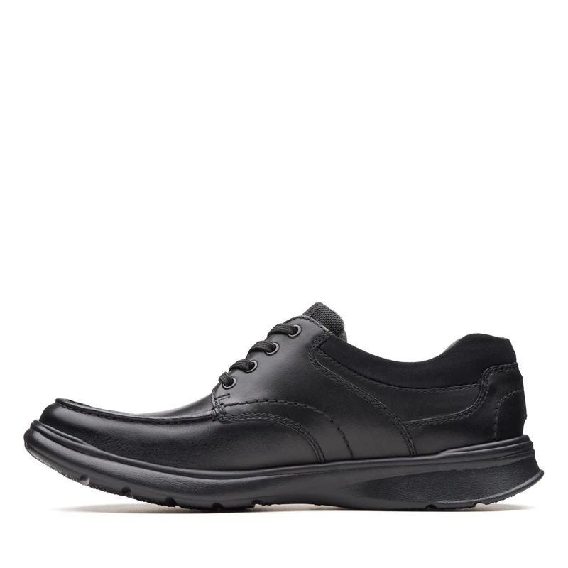 Clarks Men's Cotrell Edge Oxford, Black Blk Smoothlea,8 UK X-Wide