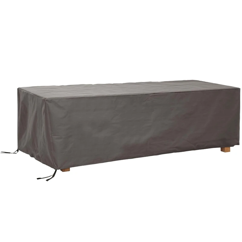 Perel Garden OCT240 Furniture Covers, Protective Cover for Garden Table Maximum 240 cm, Anthracite, 245 x 105 x 75 cm