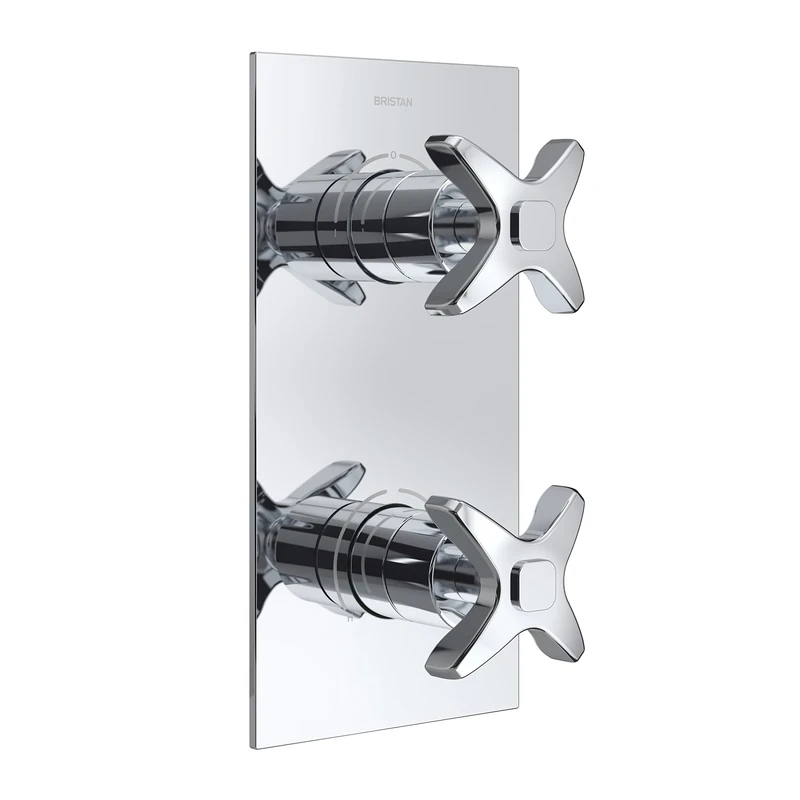 Bristan GLR SHCDIV C Glorious Concealed Dual Control Valve Plus Diverter, Chrome