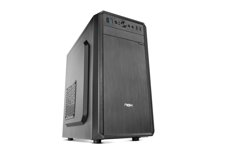 NOX NXLITE030 - Desktop Computer Case 330 x 170 x 350 mm (Micro 500 ATX, SSDs 2.5 Inch Mini ITX, USB 3.0) Black