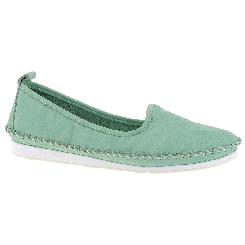 Andrea Conti Women's Damen Slipper Loafer, Green, 6.5 UK