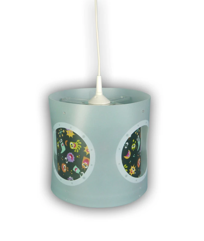 Niermann Standby Aliens 174 A++ to E Rotating Pendant Light, Plastic, 60 W, E27, Multi Colour, 25 x 25 x 27 cm