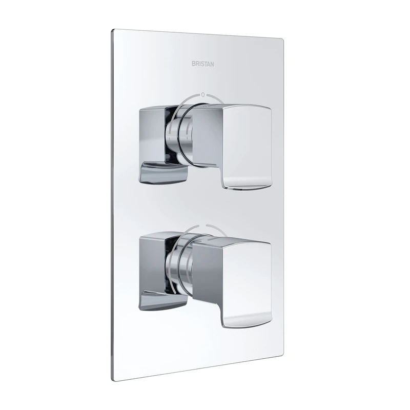 Bristan DSC SHCDIV C Descent Dual Control Plus Diverter, Chrome, Two Outlet, Single on