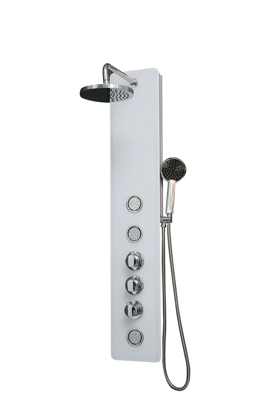 DP Taps GS-49 Thermostatic Hydromassage Column, White