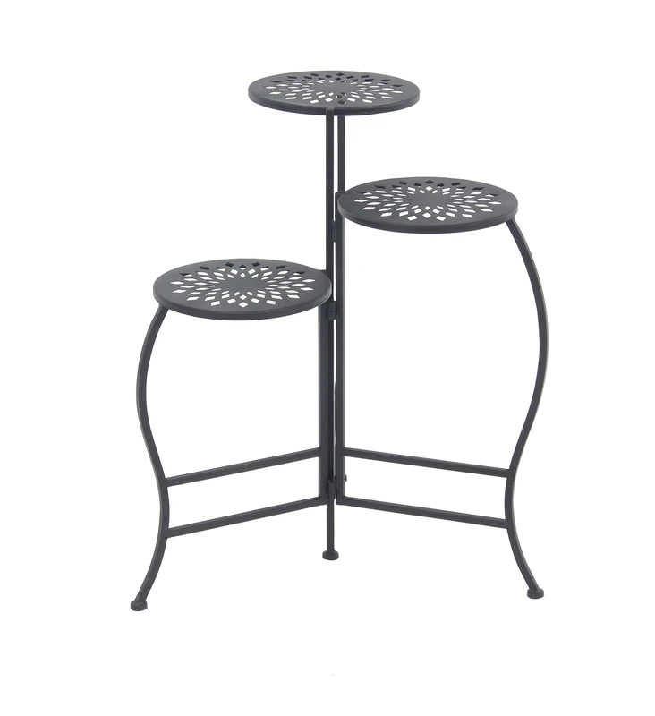 Deco 79 Plant Stand, Black