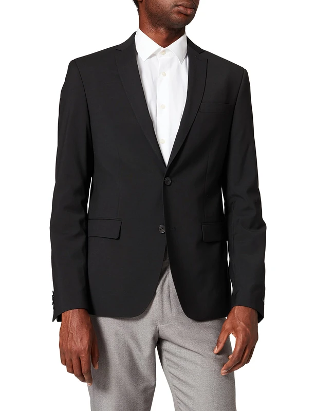 s.Oliver BLACK LABEL Men's 02.899.54.4433 Suit Jacket, Black (Black 9999), (Size: 94)