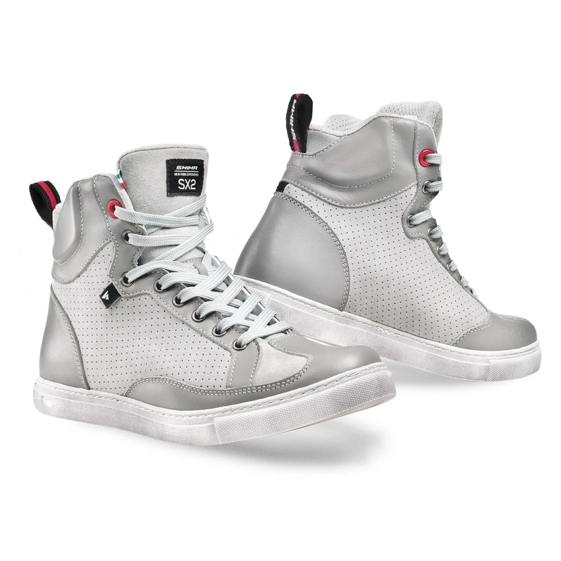 SHIMA SX-2 Lady Vintage Classic Italian Motorcycle Sneakers - Grey / 37