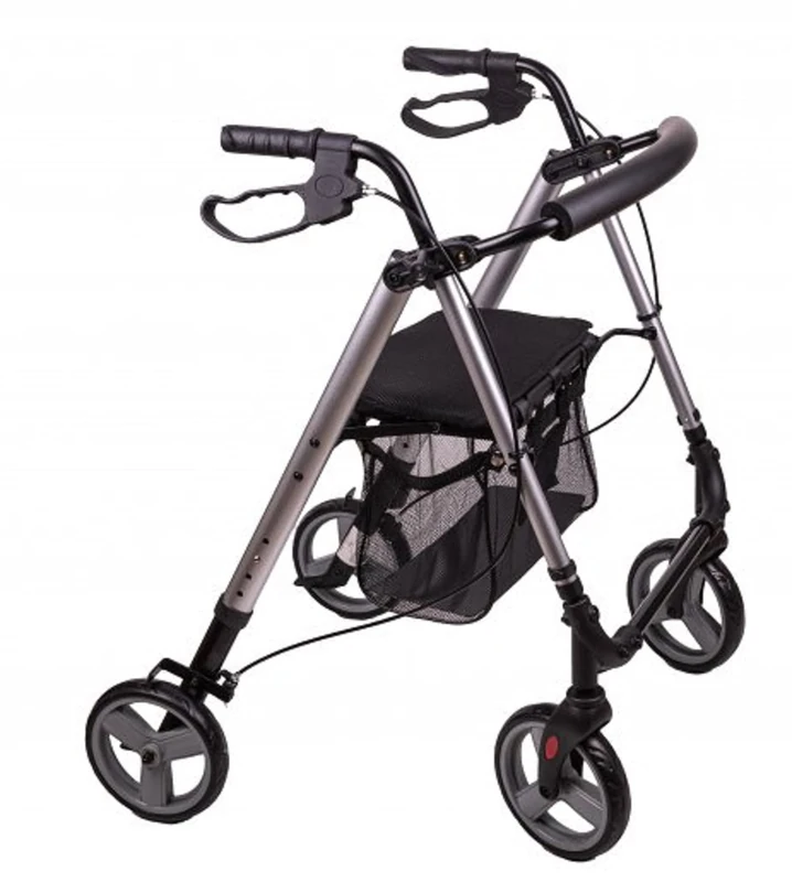 Antar AT51112 Ultra Light Rollator 6.40 kg, Silver