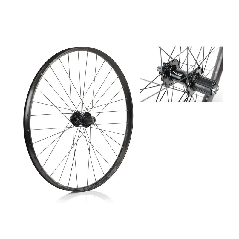 Winora Unisex – Adults' Wheel Set 2146853600 Set, Black, One Size