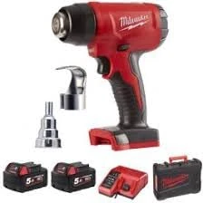 M18 Milwaukee 18V Heat Gun 2 Batteries 5.0Ah - 1 Charger 80 min BHG-502C 4933459772