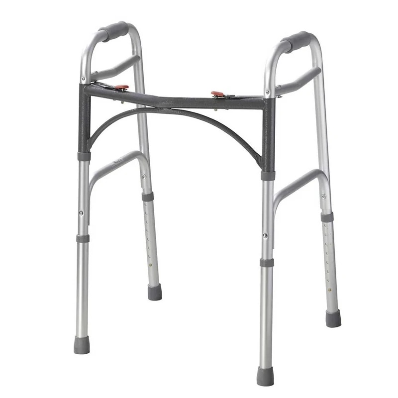 NRS Healthcare Lightweight Height Adjustable Folding Walking Frame