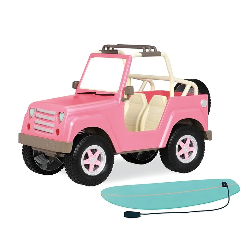 Our Generation - OG Off Roader 4x4 - 18-Inch Doll Accessories - Vehicle Playset - Jeep With Bluetooth Speaker - Pretend Play - Toy for Kids 3 Years +