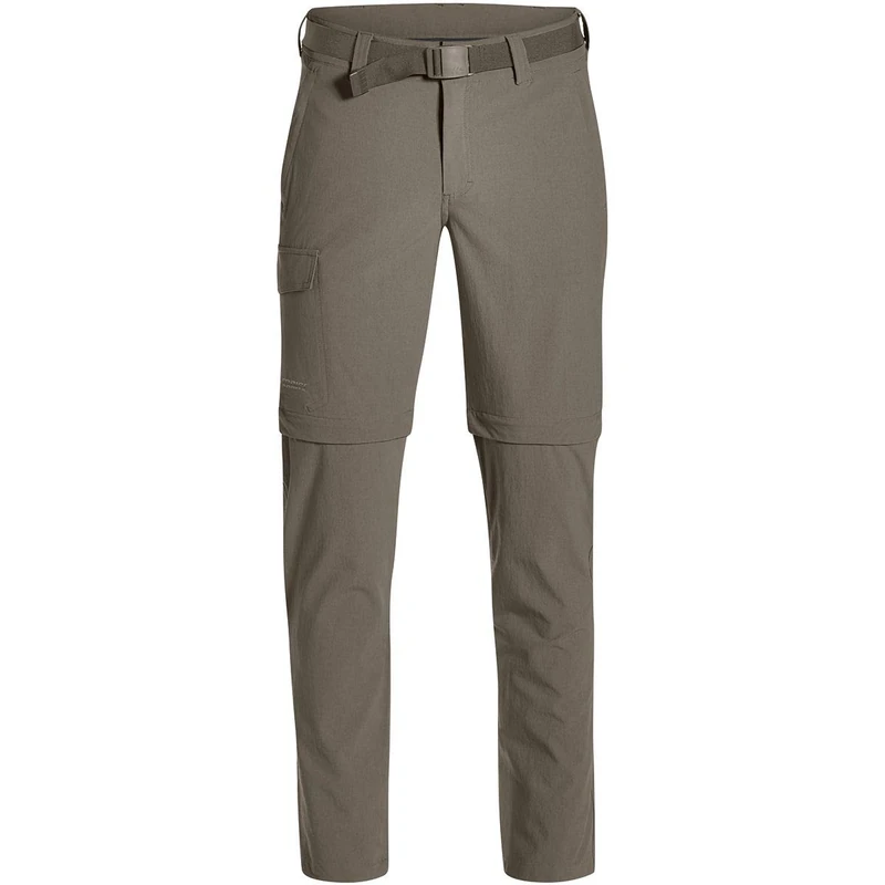 maier sports Men's Torid Slim Zip Hiking Trousers, Zip-Off Outdoor Pants, Breathable Trekking Trousers, Slim fit Teak