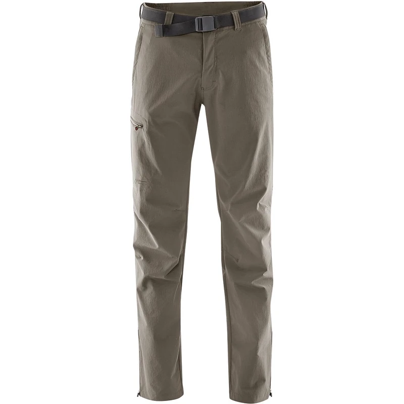 maier sports Men's Torid Slim Hiking Trousers, Slim fit Outdoor Pants, Breathable Trekking Trousers Teak