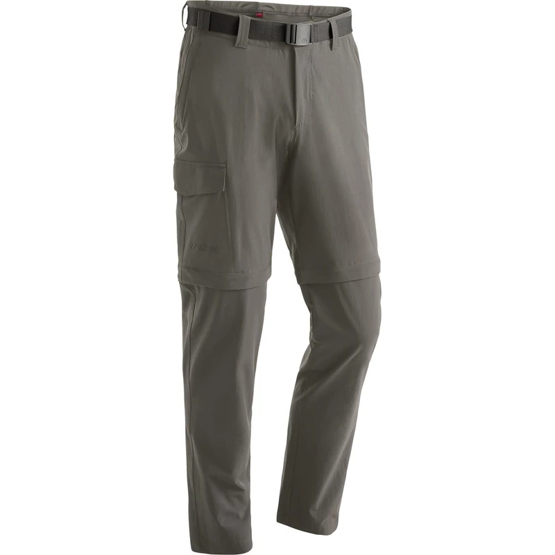 maier sports Men's Torid Slim Zip Hiking Trousers, Zip-Off Outdoor Pants, Breathable Trekking Trousers, Slim fit Teak