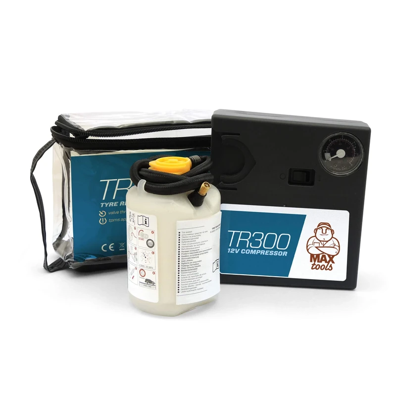 MAXTOOLS Tire Repair Kit SUV with ''valve through'' technology, for offroad cars and SUV