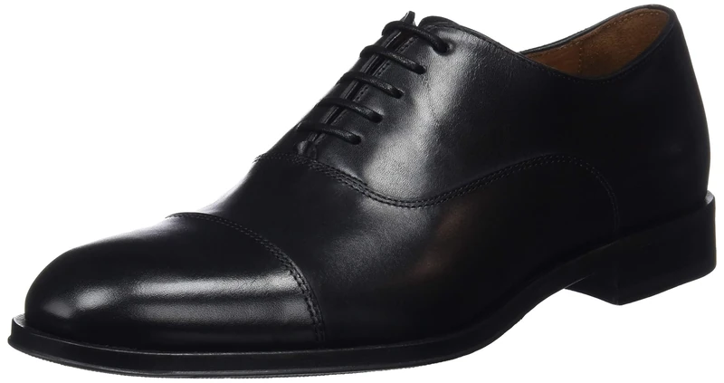 Lottusse L6965, Men’s Oxfords, Black (Ebony Negro), 8.5 UK (42.5 EU)