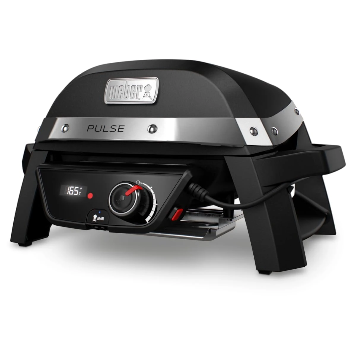 Weber 81010079 Pulse 1000 BBQ, Aluminium, Black/White