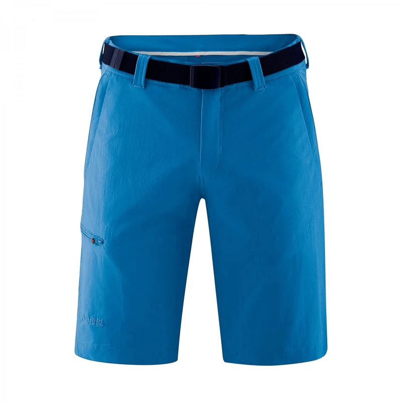 maier sports men's Huang hiking trousers, outdoor shorts with integrated belt, trekking pants - Image 1