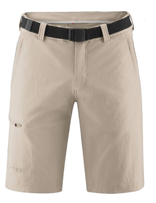 maier sports Men's Huang Hiking Trousers, Outdoor Shorts with Integrated Belt, Trekking Pants - Image 1