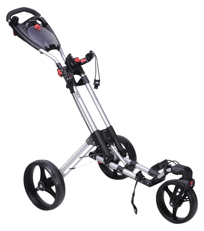 Fast Fold 360 Golf Trolley, Silver/Black, One Size