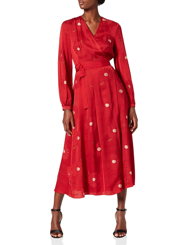 LK BENNETT Women's Elspeth Party Dress, Red (Red 930), 10 - Image 1