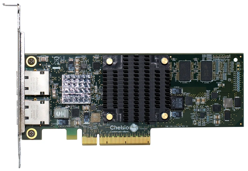 Chelsio T520-BT T5 Dual Port 10GbE Adapter - Image 1