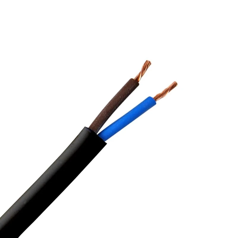 2/3/4 CORE ELECTRICAL FLEX CABLE WIRE LENGTH TWIN TRIPLE 0.75/1/1.5/2.5mm2 230V (2 Core 0.75mm x 10m)