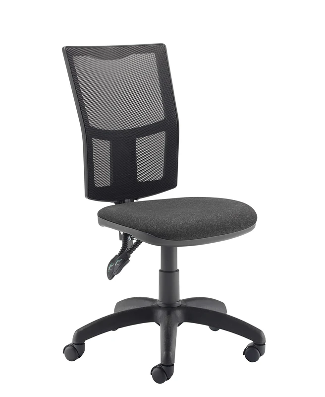 Office Hippo High Back Mesh Desk Chair, Ergonomic Home & Office Chair With Height Adjustable Seat & Lumbar Support For Extra Comfort, Computer Chair For Daily Use - Charcoal