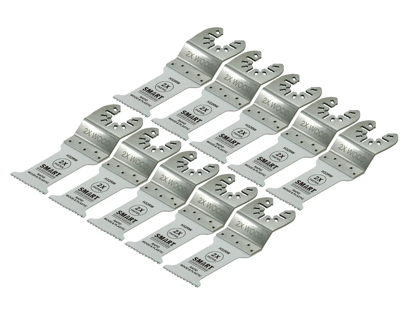 SMART 32mm Rapid Wood & Plastic Cutting Multi-Tool Blades Pk10