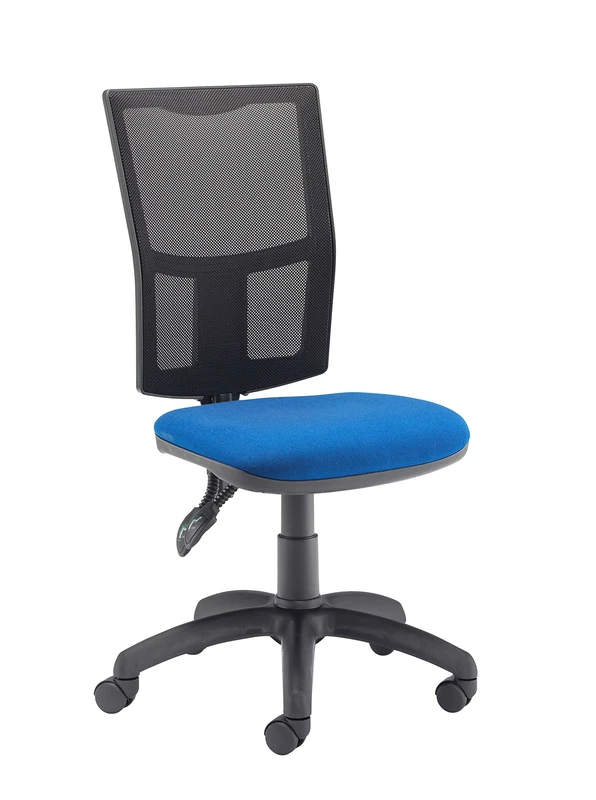 Office Hippo High Back Mesh Desk Chair, Ergonomic Home & Office Chair With Height Adjustable Seat & Lumbar Support For Extra Comfort, Computer Chair For Daily Use - Royal Blue