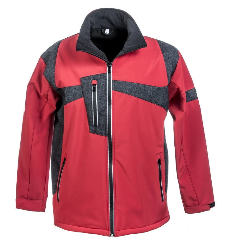 Sheba 952S Jacket Soft Shell, Red, red, 952S - Image 1
