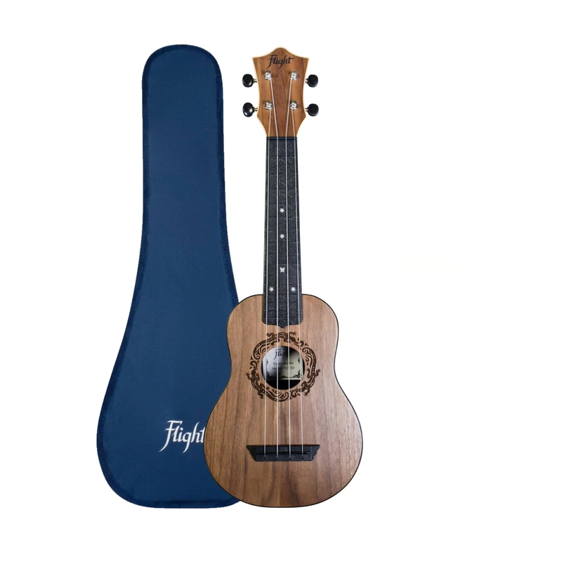 Flight Music Ukuleles TUS50 Travel Ukulele - Walnut Top