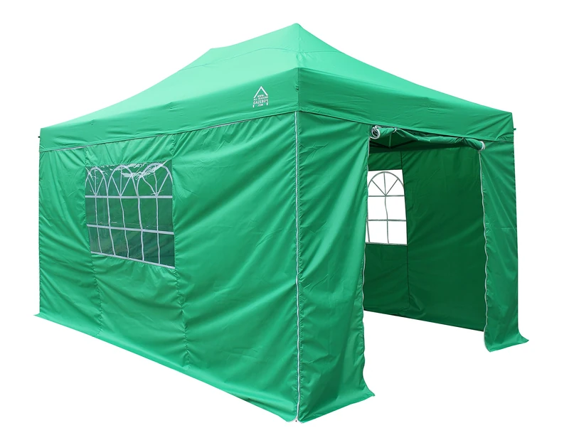 All Seasons Gazebos Heavy Duty, 100% waterproof, 3x4.5m Pop up Gazebo with 4 x fully waterproof Side Walls. 17 Colours ava - Image 1