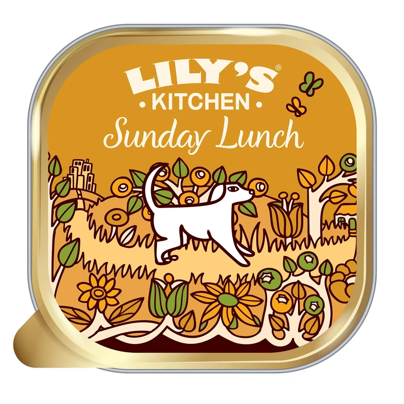 Lily's Kitchen Sunday Lunch - Complete Natural Adult Dog Food Wet (10 x 150g Trays)