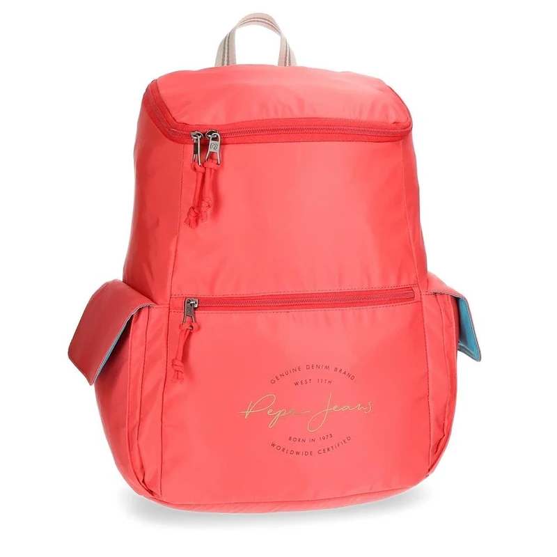 Pepe Jeans Yoga Adaptable Backpack Red 33x44x19 cms Polyester for 15.6" Laptop 25.92L